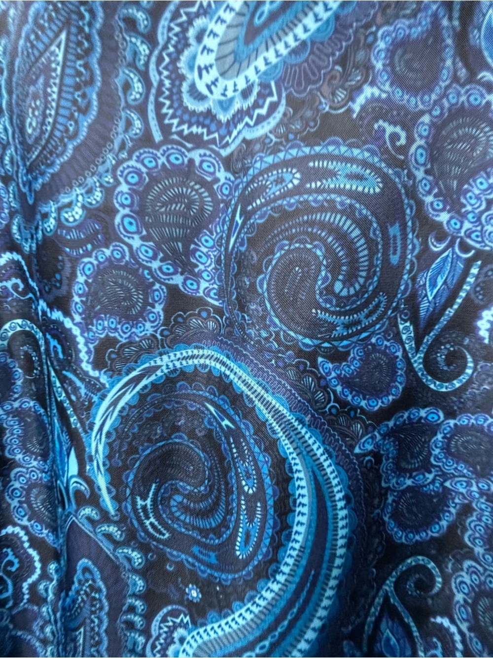 NWT Tavion by Montee Holland Navy Double Breasted Dress Vest Paisley - Picture 7 of 10